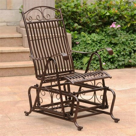 INTERNATIONAL CARAVAN Mandalay Iron Glider, Bronze 3457-HD-BZ